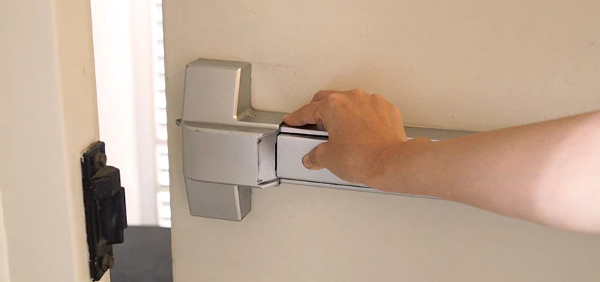 Roller Gate Panic Bar Installation in Rio del Mar, California